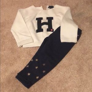 Tommy Hilfiger Sweater and leggings 18 months